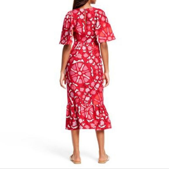 Rhode X Target Linen Floral Print Midi Dress NWT multiple sizes - Picture 2 of 4